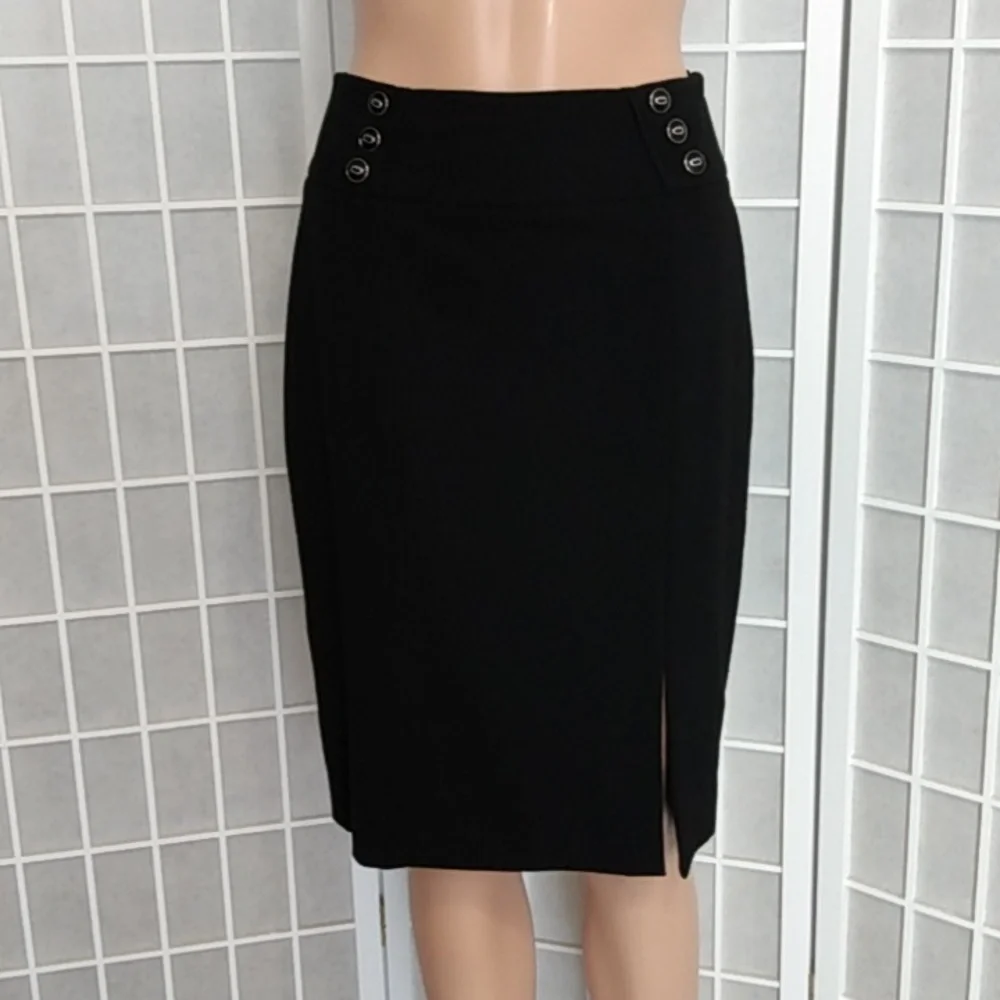 White House Black Market Pencil Skirt – Black‎ – Women 0 – Midi
